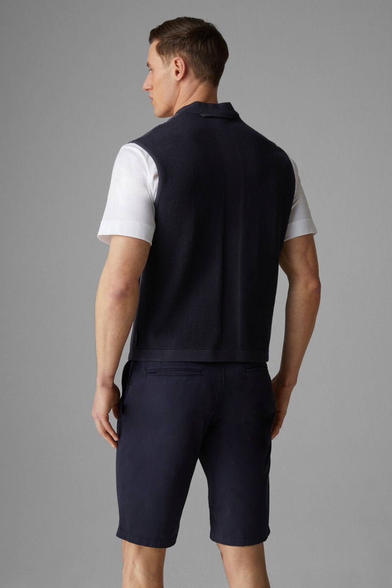 BOGNER Fillis Waistcoat Navy Blau | CFNIE-8062