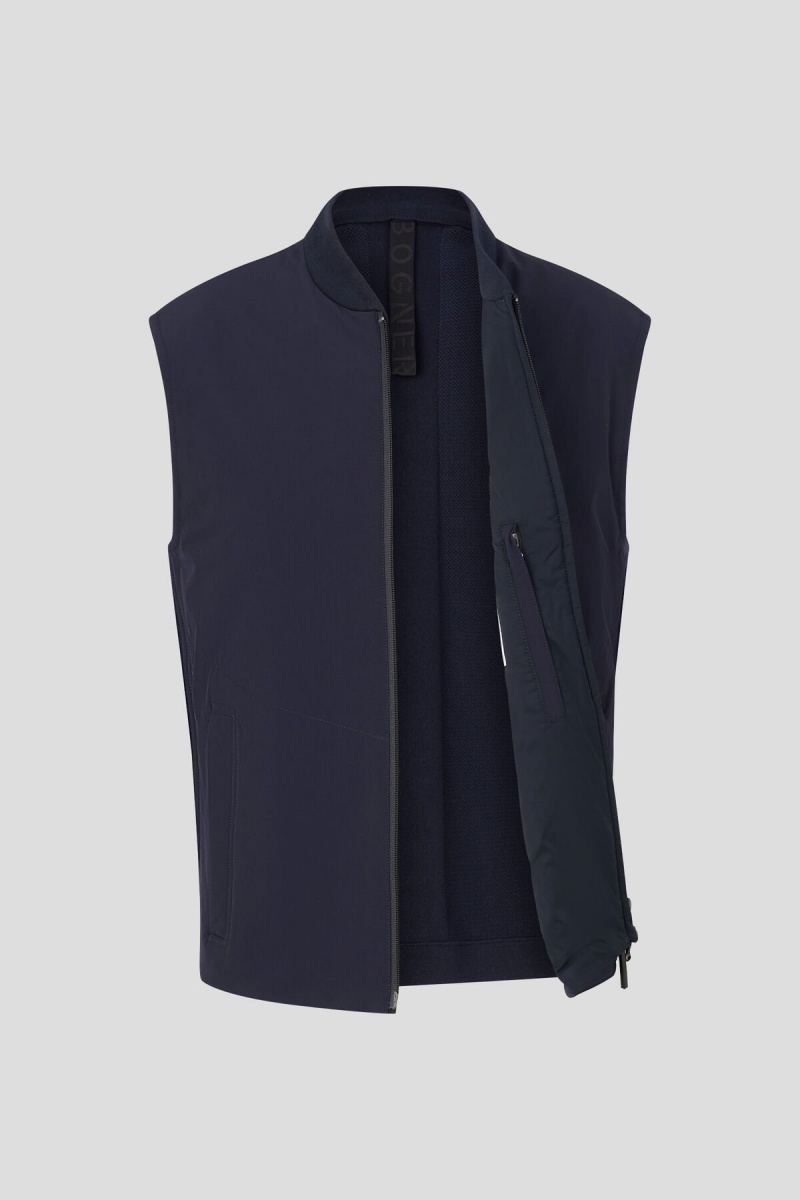 BOGNER Fillis Waistcoat Navy Blau | TMUFW-8519