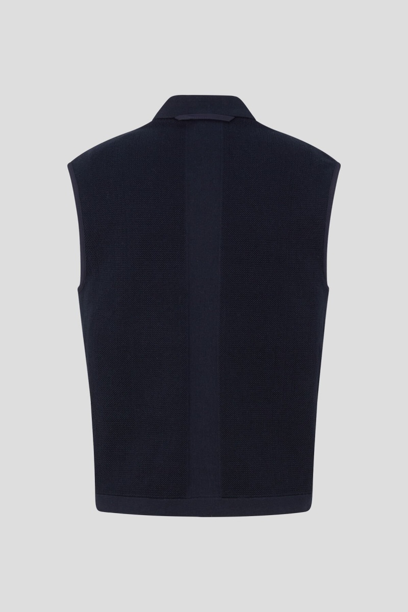 BOGNER Fillis Waistcoat Navy Blau | TMUFW-8519