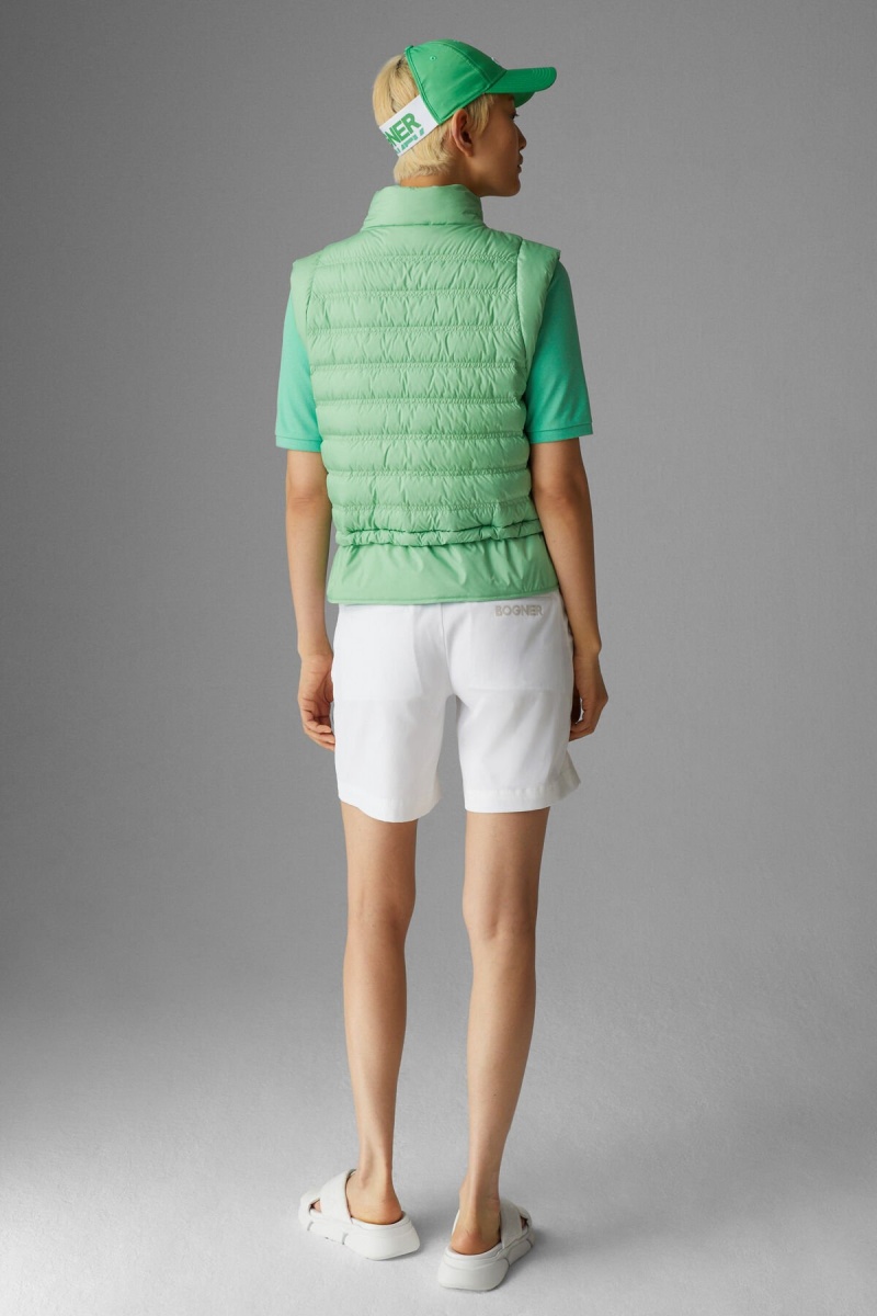 BOGNER Florin Laufschuhe Down Waistcoat Hellgrün | HKIZR-9678