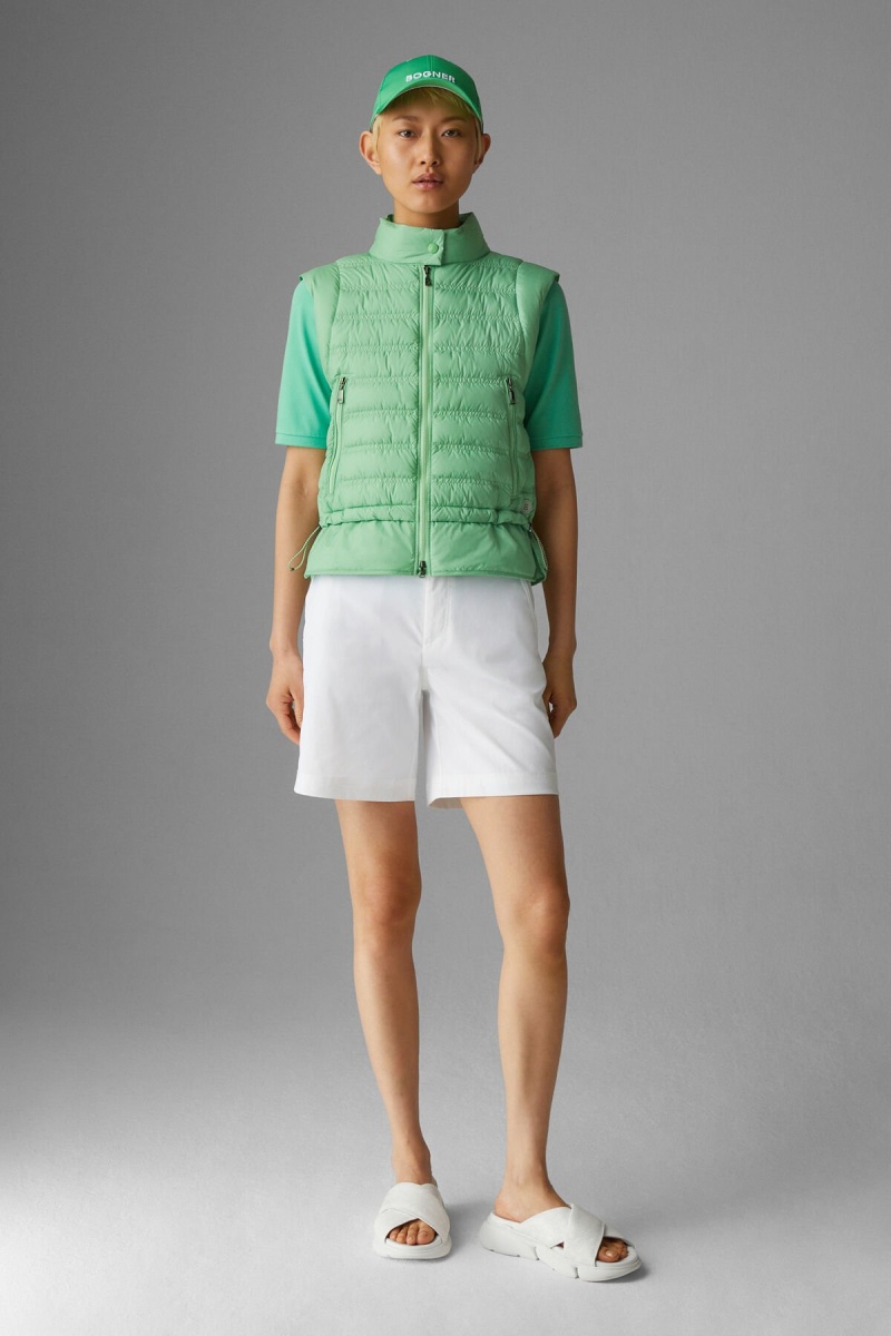 BOGNER Florin Laufschuhe Down Waistcoat Hellgrün | HKIZR-9678