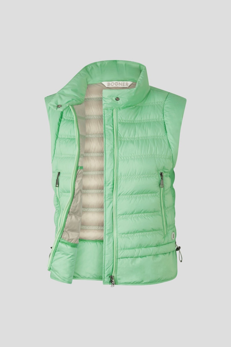 BOGNER Florin Laufschuhe Down Waistcoat Hellgrün | HKIZR-9678