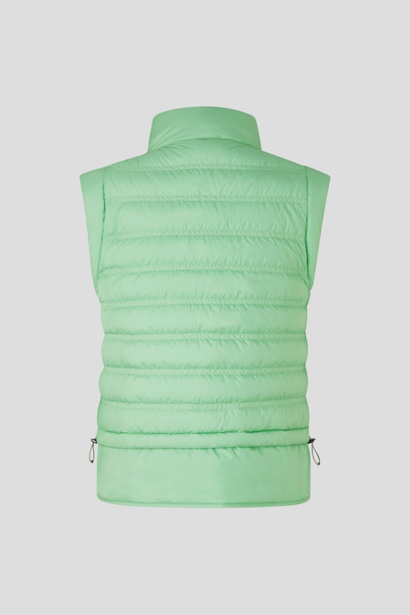 BOGNER Florin Laufschuhe Down Waistcoat Hellgrün | HKIZR-9678