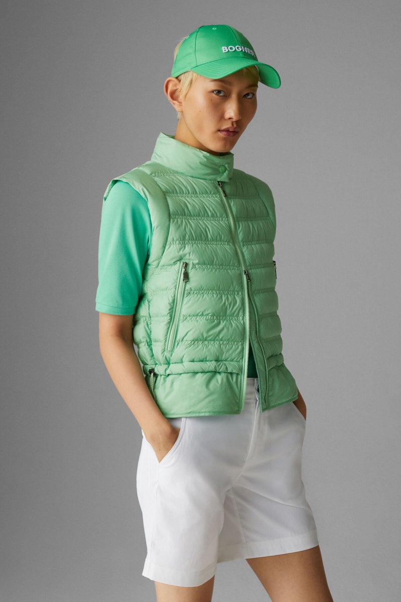 BOGNER Florin Laufschuhe Down Waistcoat Hellgrün | HKIZR-9678