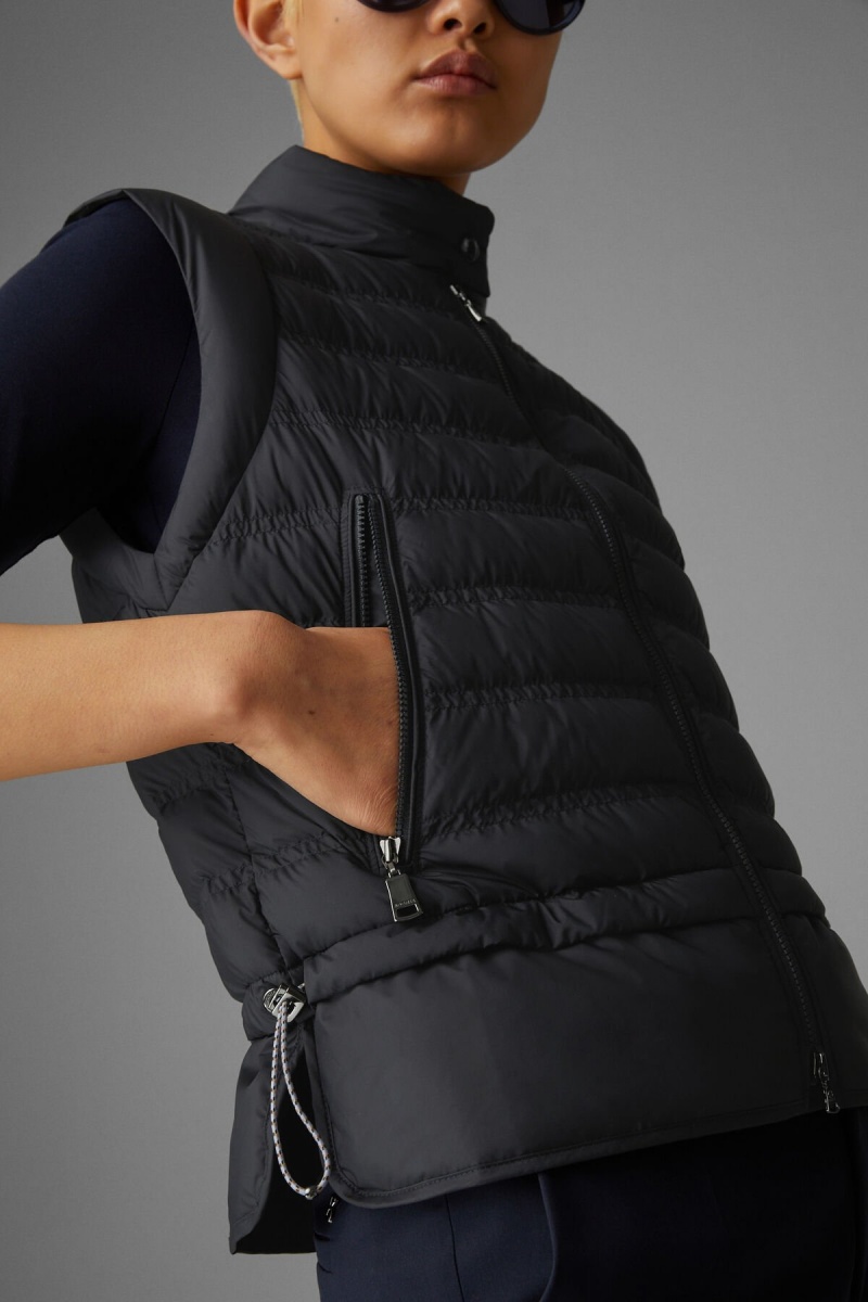 BOGNER Florin Laufschuhe Down Waistcoat Navy Blau | WGPUO-8652
