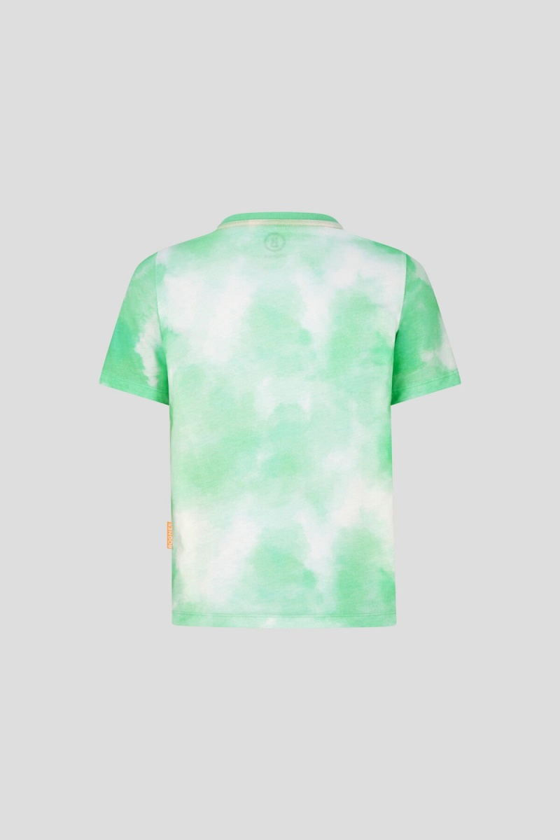 BOGNER Ilyas Kids T-shirt Grün Weiß | HGJDW-9578