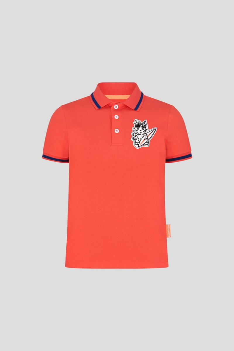 BOGNER Immo Kids Polo Shirt Koralle | UQFXZ-3205