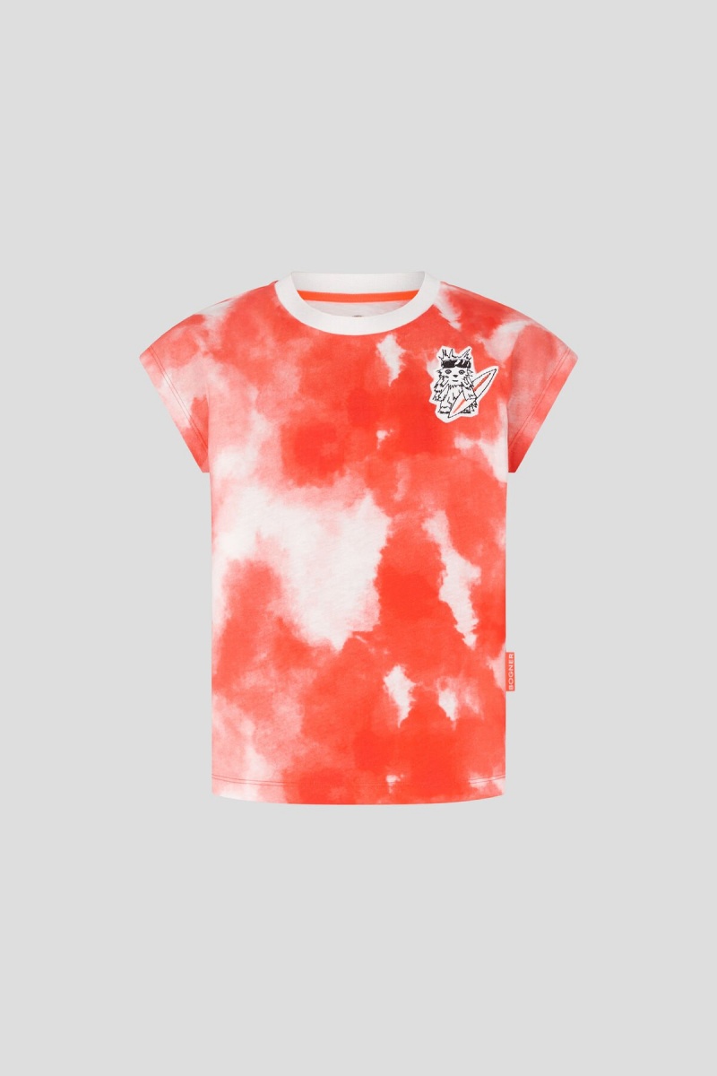 BOGNER Isi Kids T-shirt Koralle Weiß | LBQYE-8912
