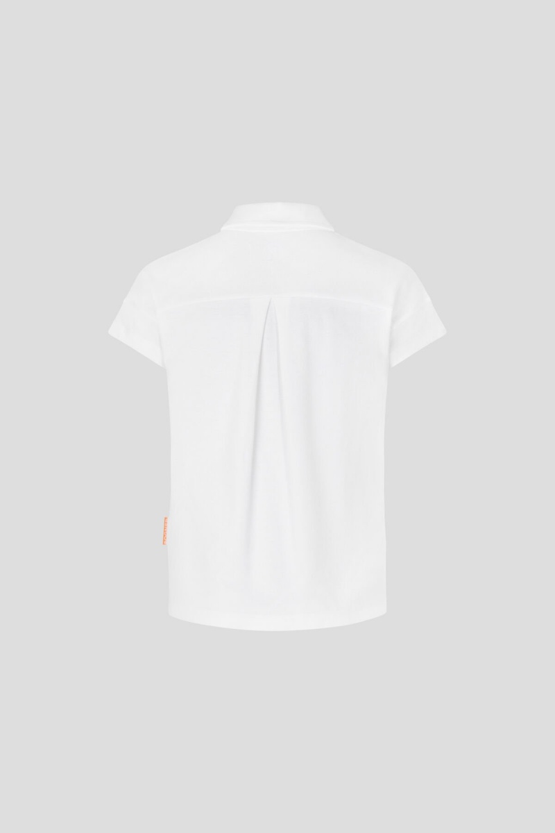 BOGNER Isra Kids Polo Shirt Weiß | ZAJEX-0421