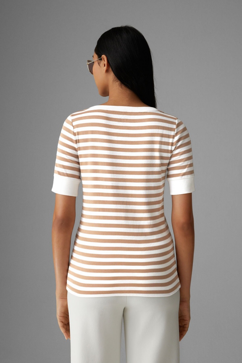 BOGNER Jackie T-shirt Beige | EOJFG-3618