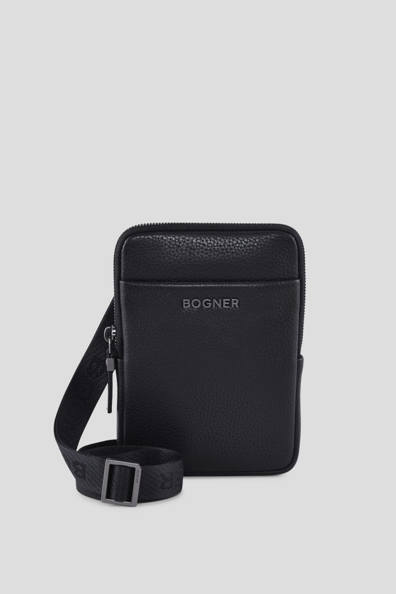 BOGNER Jasper Jacob Shoulder Bag Schwarz | KQEXP-7350