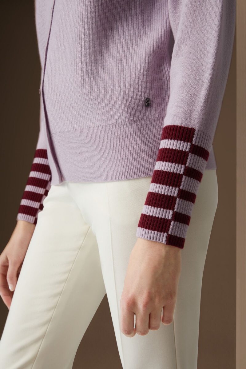 BOGNER Jolli Knit Jacket Lilac | TGQVC-7690