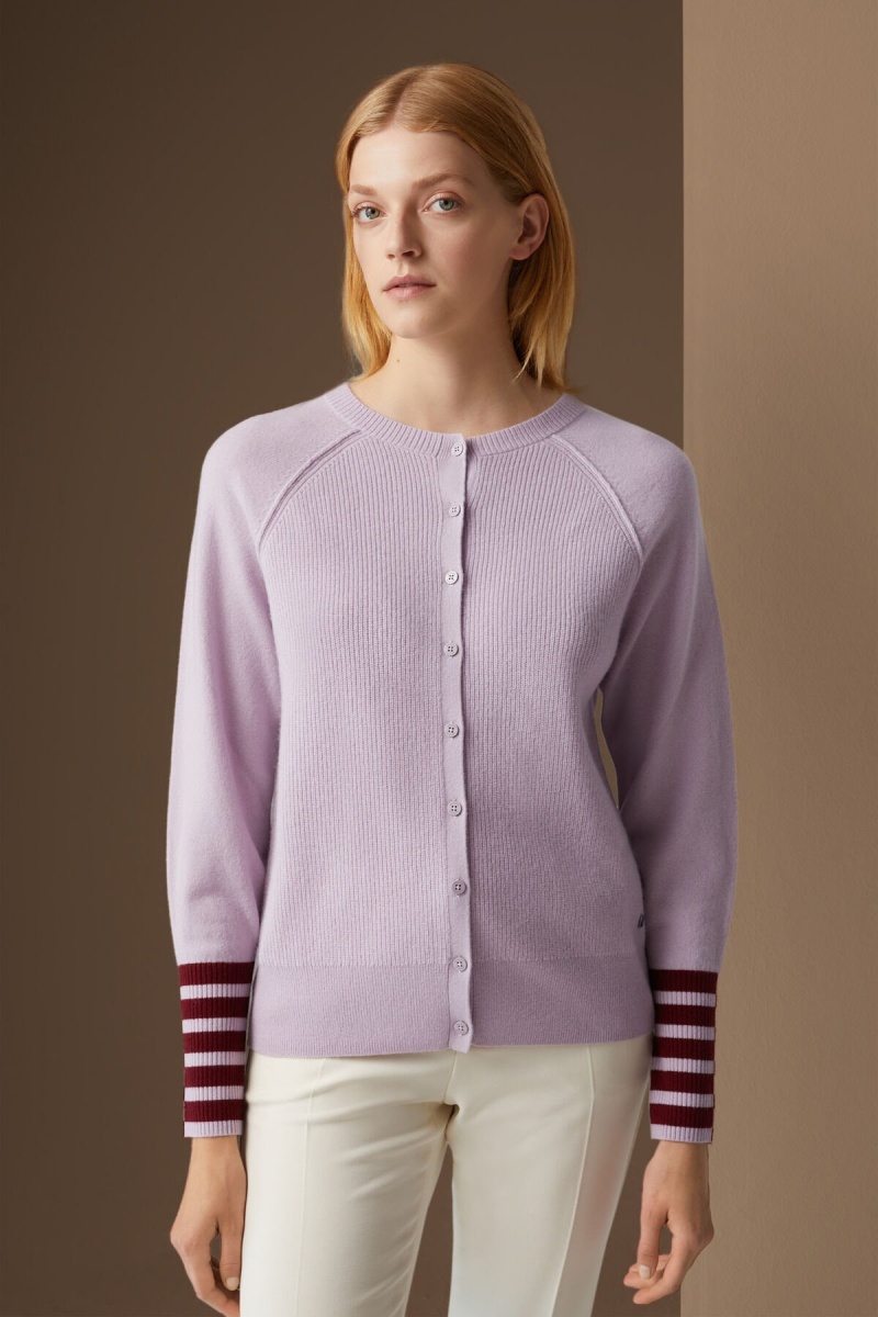 BOGNER Jolli Knit Jacket Lilac | TGQVC-7690