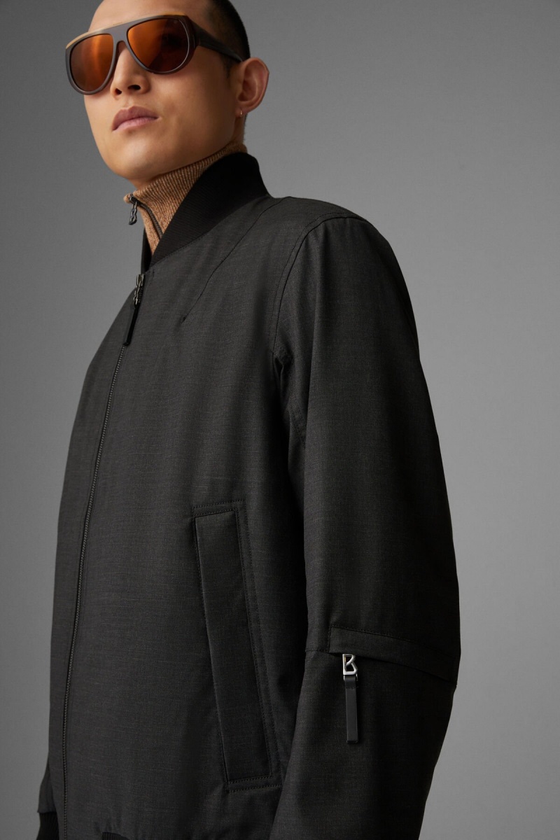 BOGNER Jonas Blouson Jacket Anthracite | VOFLW-2763