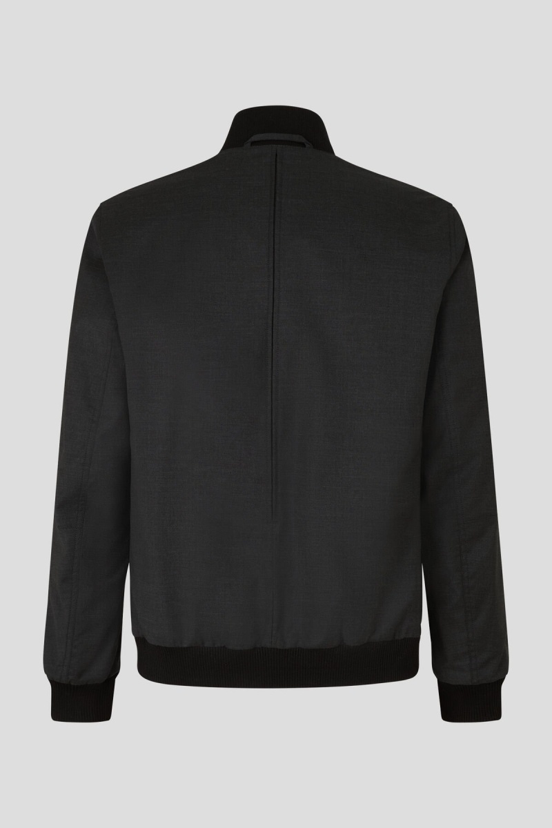 BOGNER Jonas Blouson Jacket Anthracite | VOFLW-2763