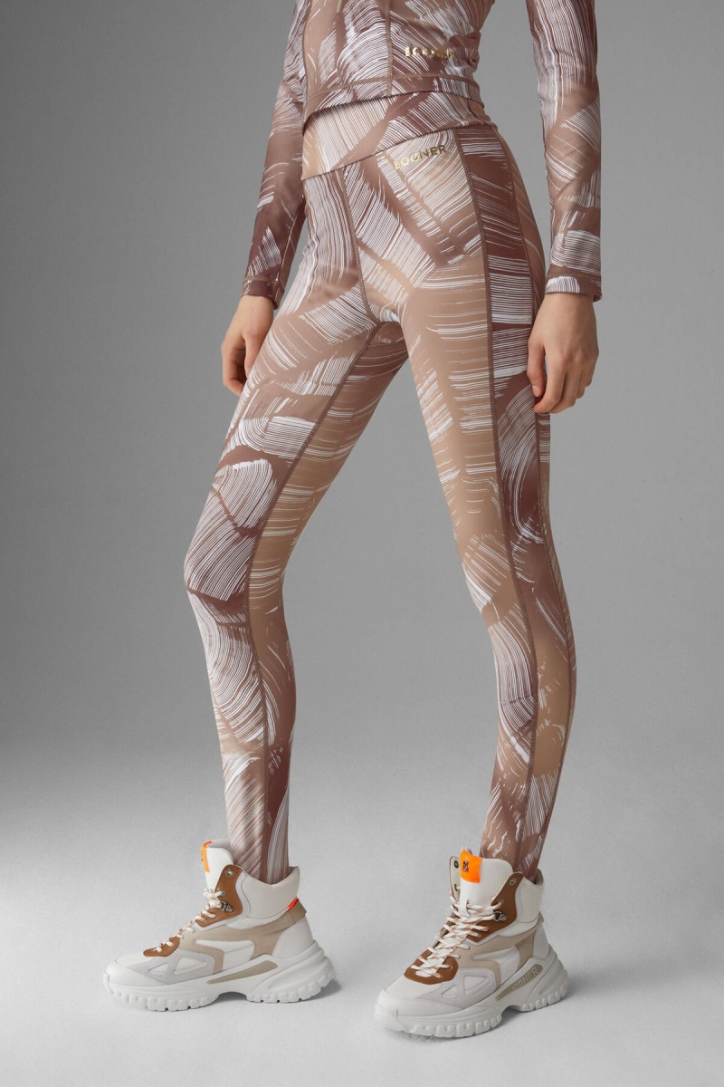 BOGNER Kala Stirrup Pants Braun Beige | GIDTJ-2761