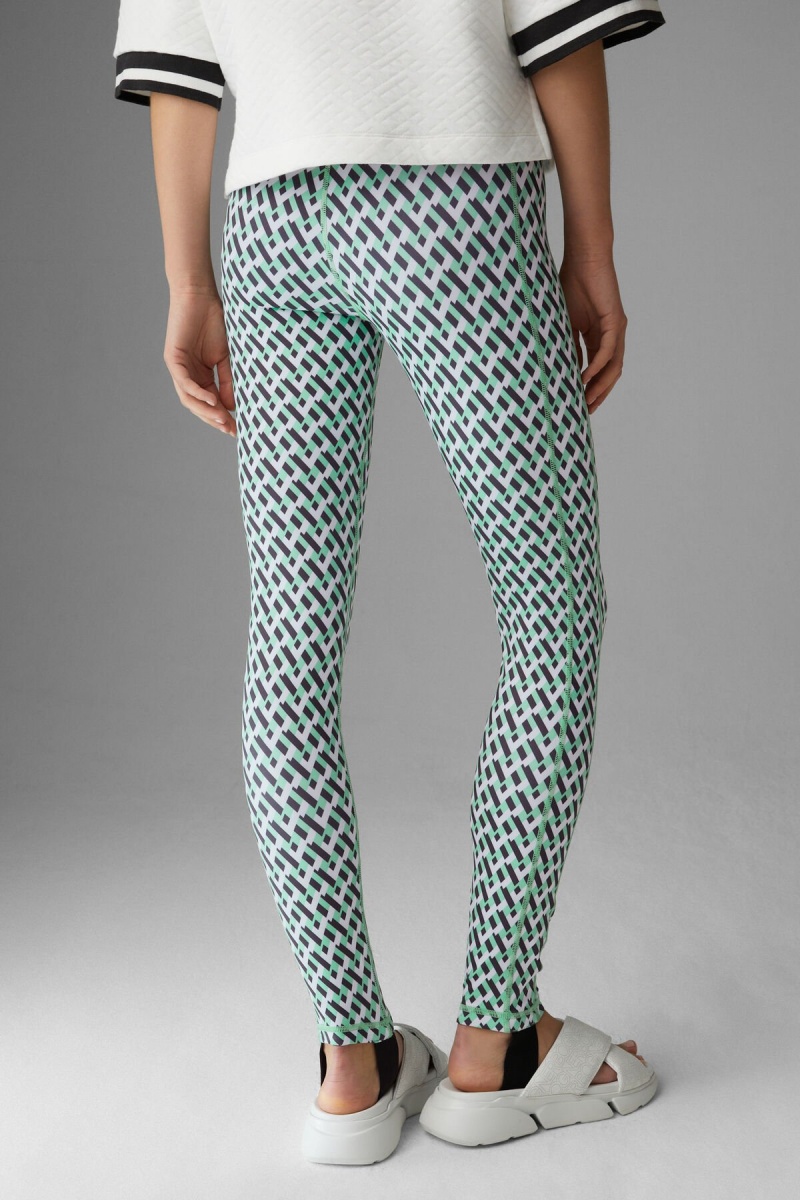 BOGNER Kala Stirrup Pants Grün Schwarz | IJBLH-1347