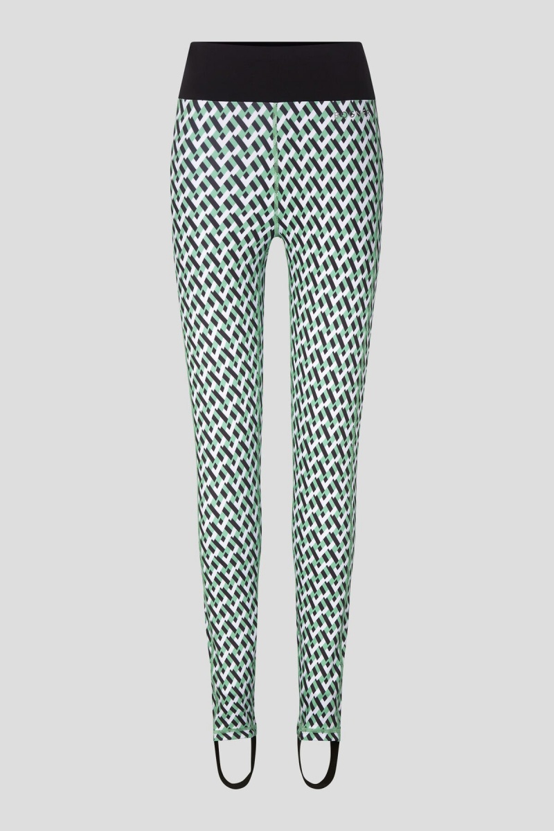 BOGNER Kala Stirrup Pants Grün Schwarz | IJBLH-1347