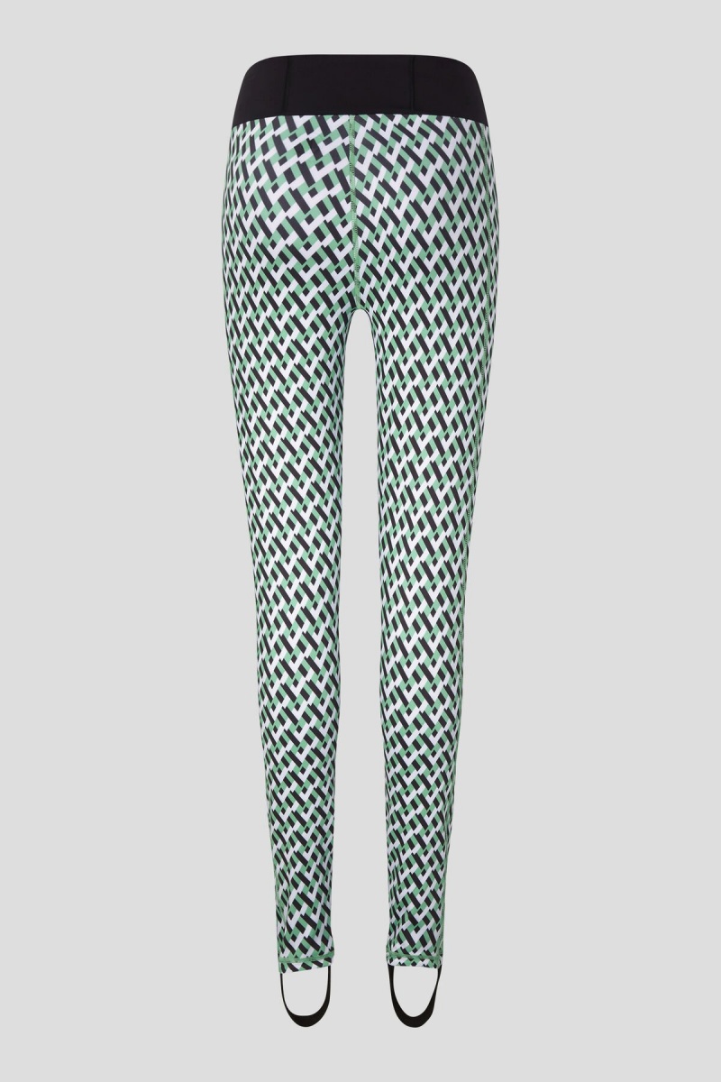 BOGNER Kala Stirrup Pants Grün Schwarz | IJBLH-1347