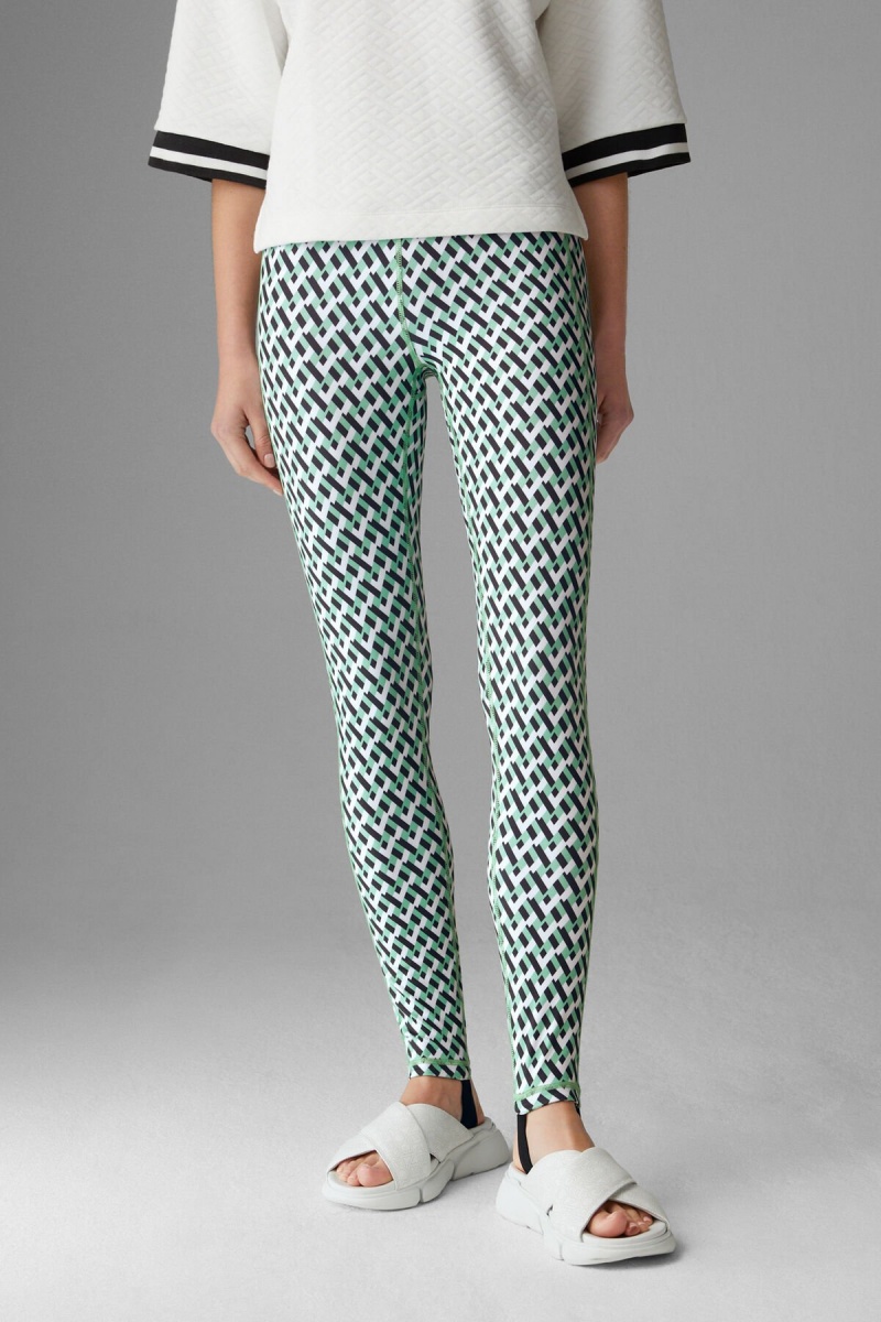 BOGNER Kala Stirrup Pants Grün Schwarz | IJBLH-1347