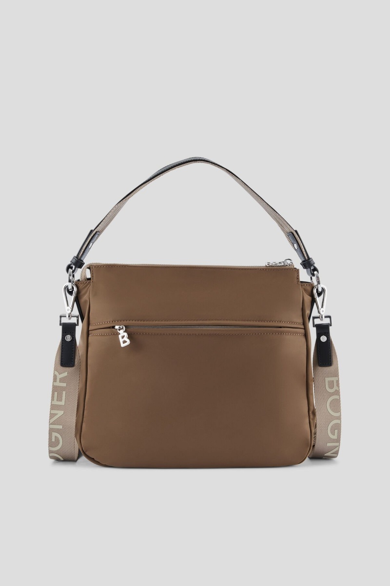 BOGNER Klosters Isalie Hobo Bag Kaffee | PFLBG-1930
