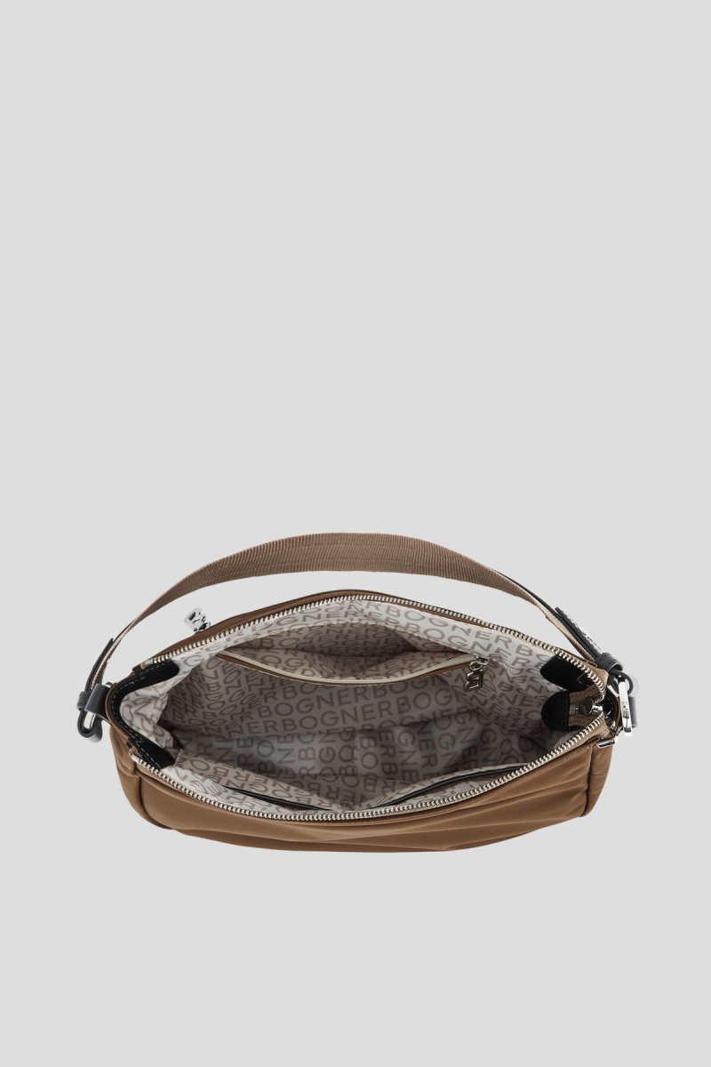 BOGNER Klosters Isalie Hobo Bag Kaffee | PFLBG-1930