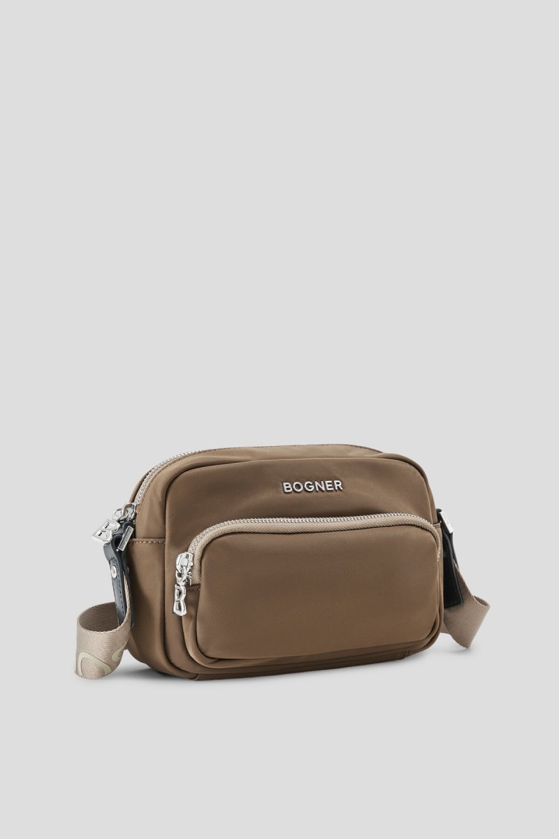 BOGNER Klosters Lidia Shoulder Bag Kaffee | PGREZ-2879