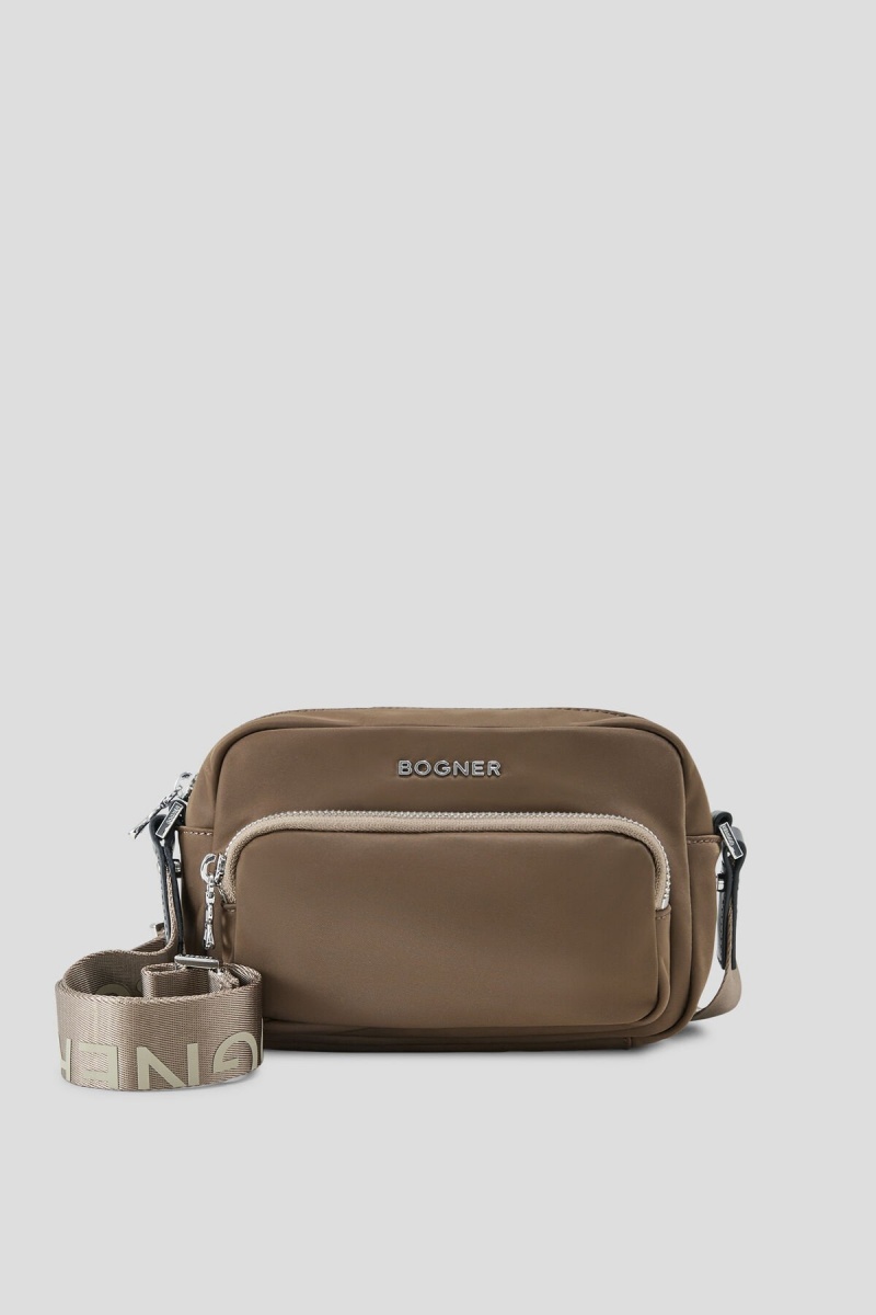 BOGNER Klosters Lidia Shoulder Bag Kaffee | PGREZ-2879