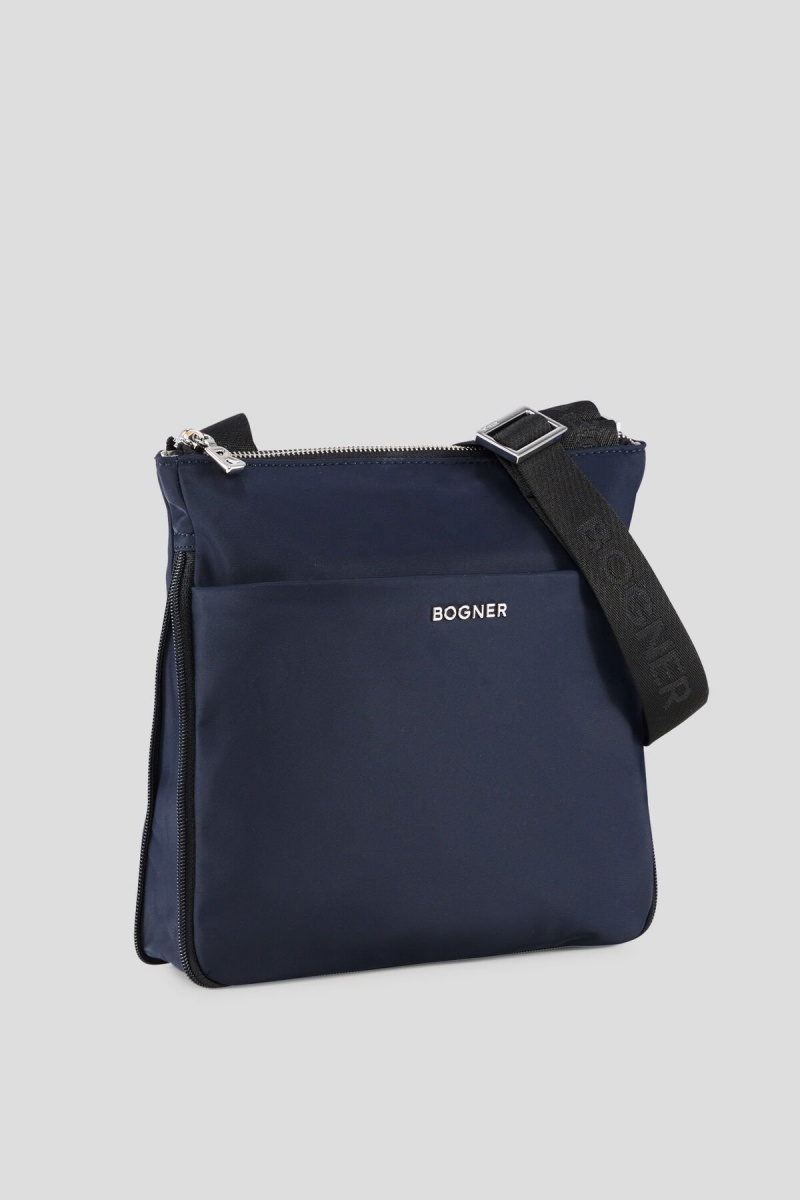 BOGNER Klosters Serena Shoulder Bag Navy Blau | VGZYQ-0631