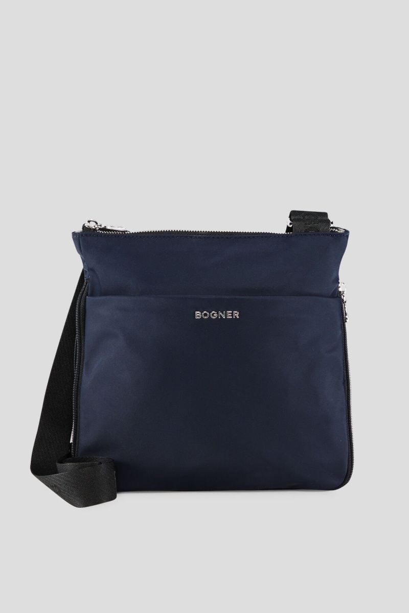 BOGNER Klosters Serena Shoulder Bag Navy Blau | VGZYQ-0631