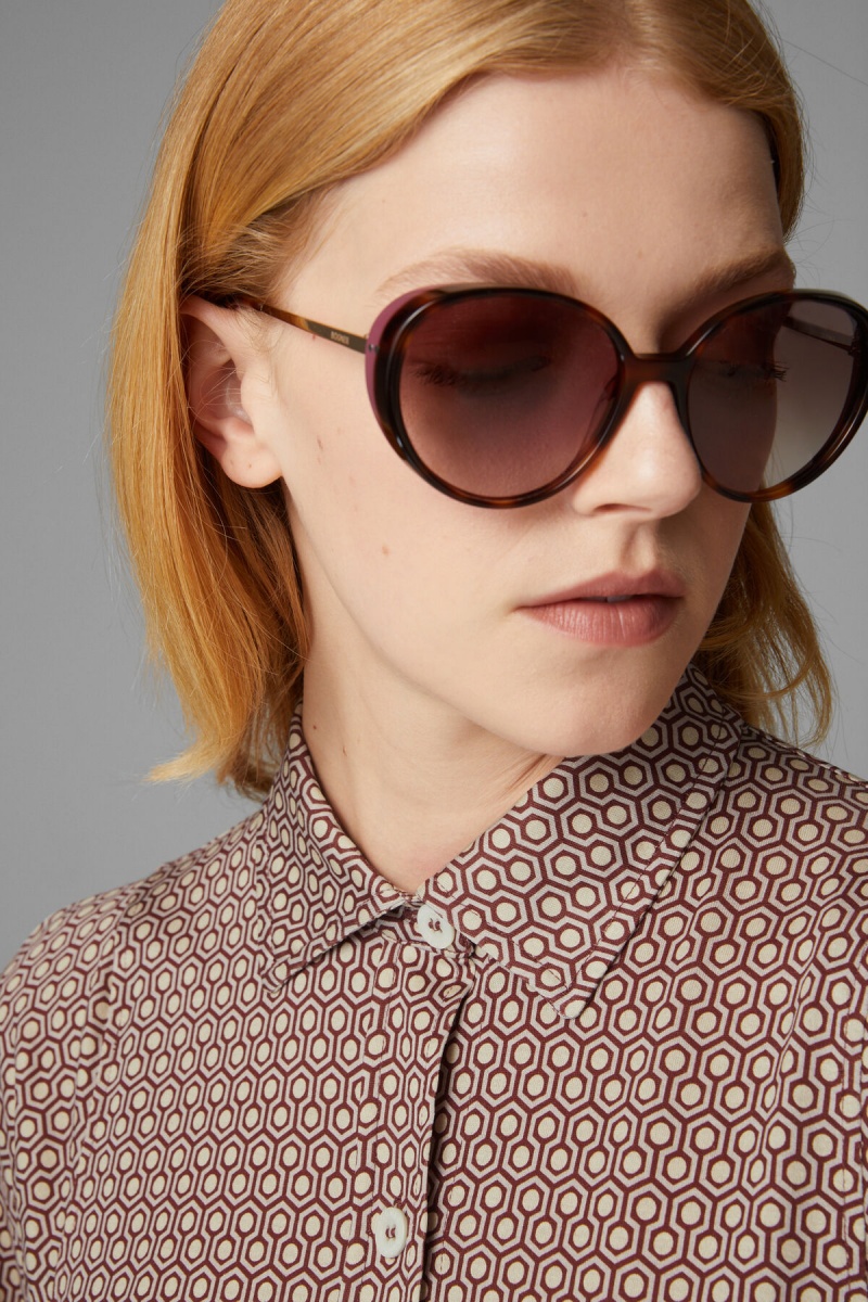 BOGNER Kylie Silk Blouse Beige | HKSEC-2613