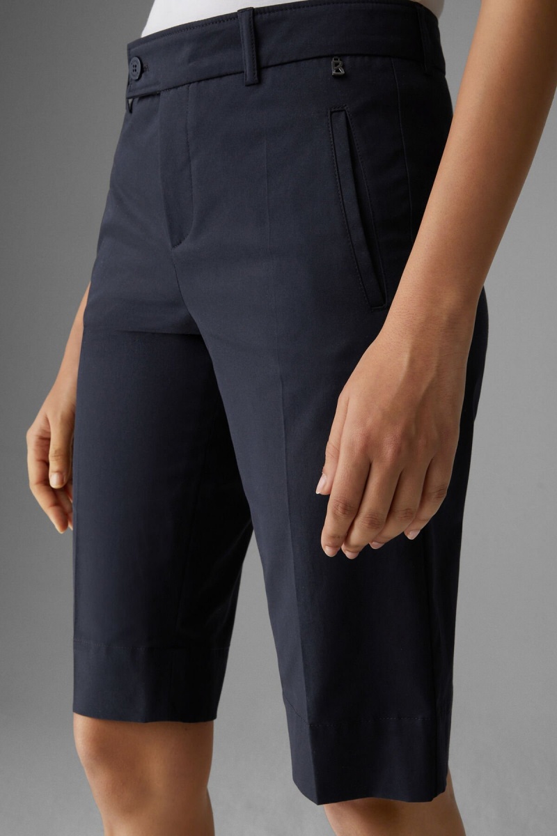 BOGNER Lara Bermuda Shorts Navy Blau | VDGMU-1572