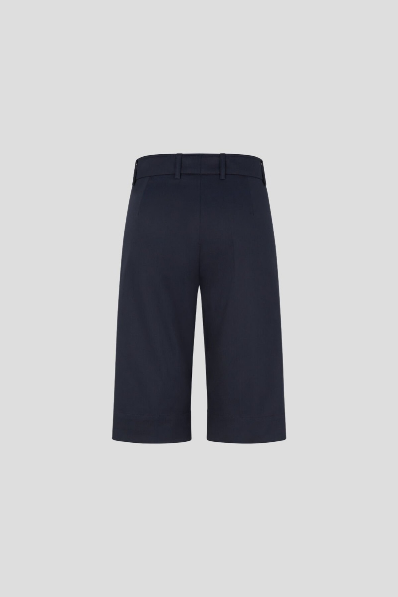 BOGNER Lara Bermuda Shorts Navy Blau | VDGMU-1572