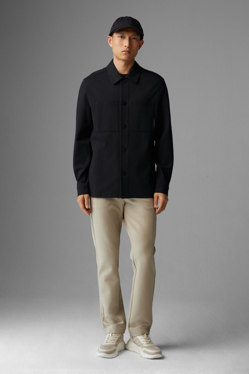 BOGNER Leandro Shirt Jacket Schwarz | COIUR-7692