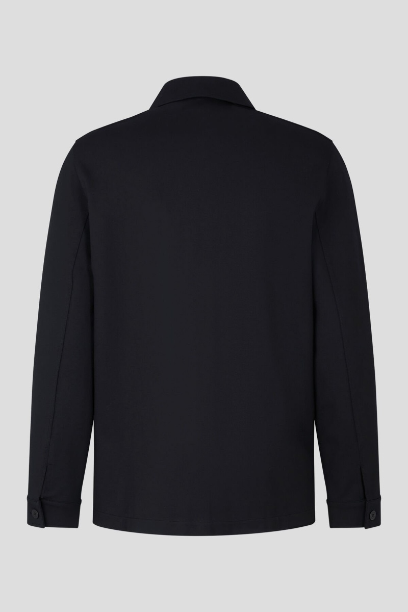 BOGNER Leandro Shirt Jacket Schwarz | COIUR-7692