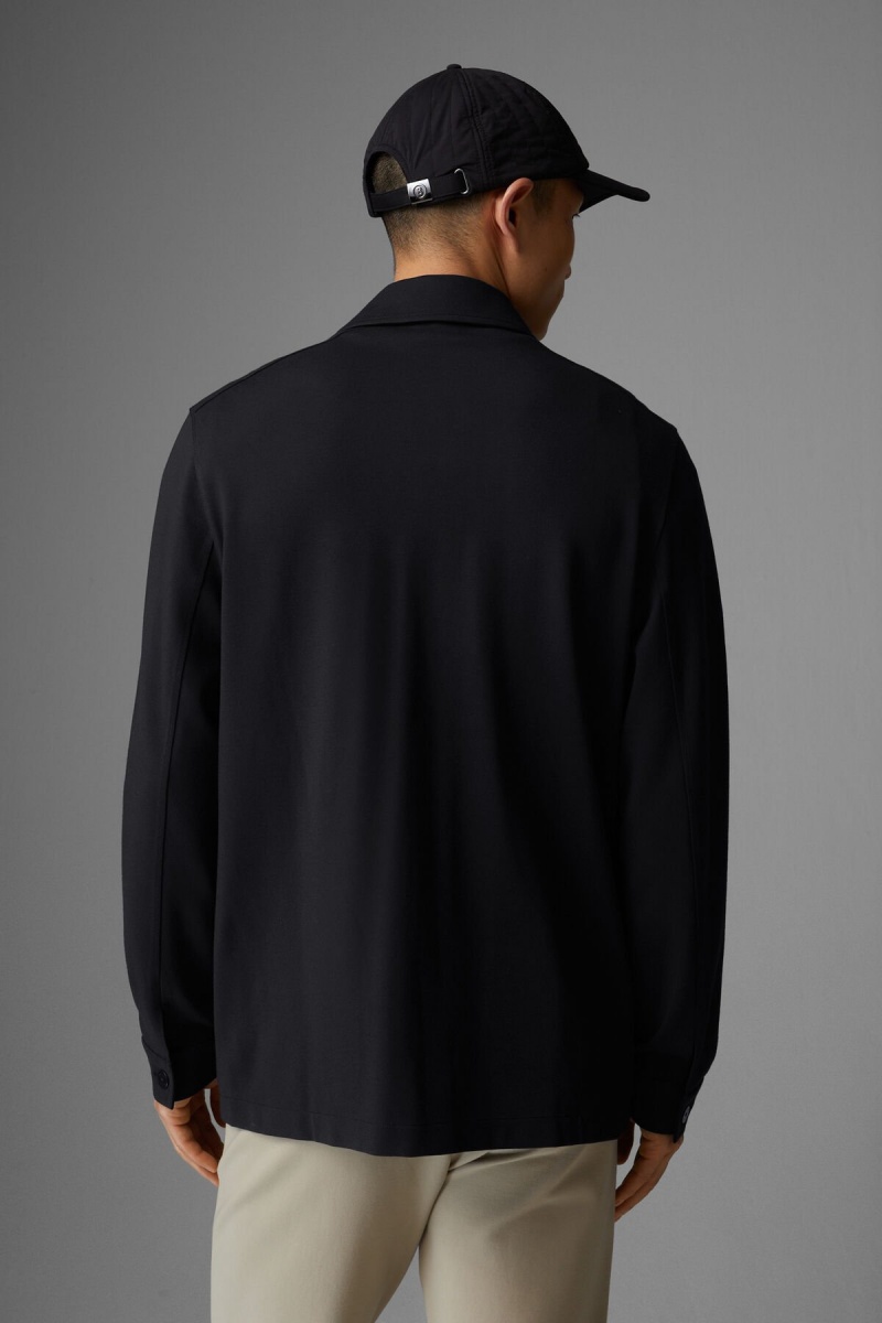 BOGNER Leandro Shirt Jacket Schwarz | LRBCS-3981