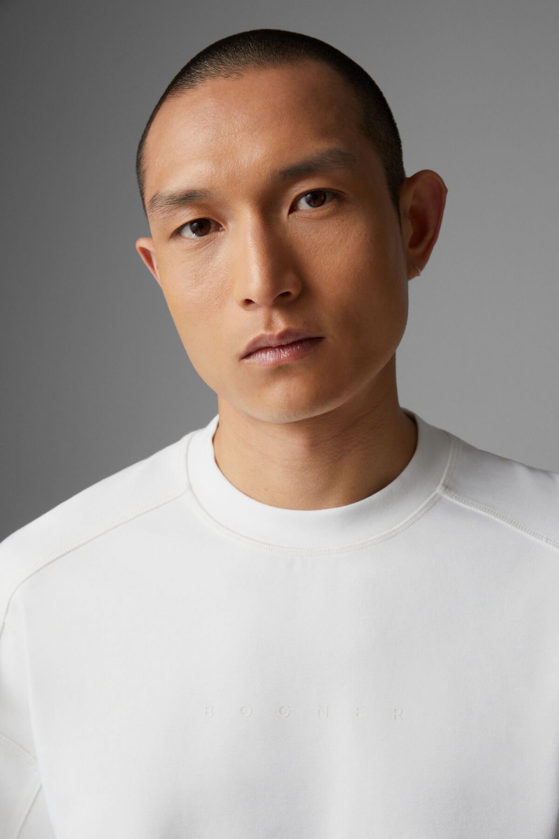 BOGNER Levino Sweatshirt Off-white | HQXZS-9712