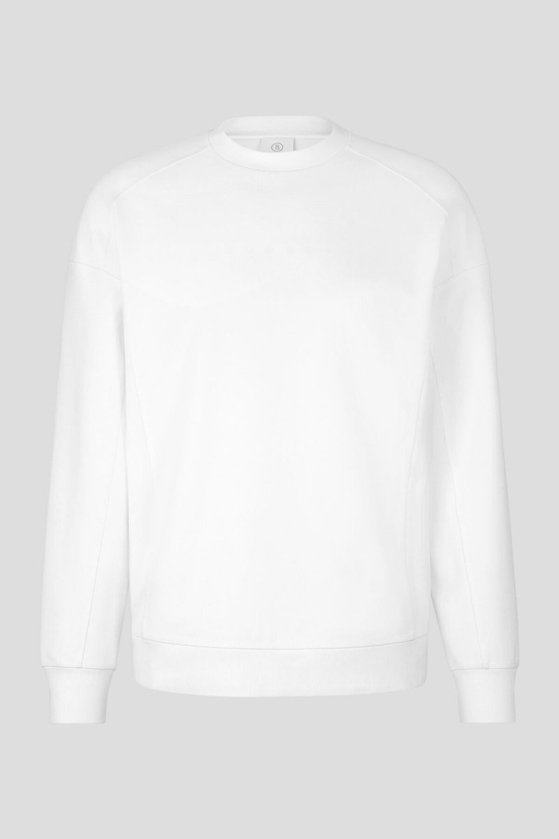 BOGNER Levino Sweatshirt Off-white | HQXZS-9712