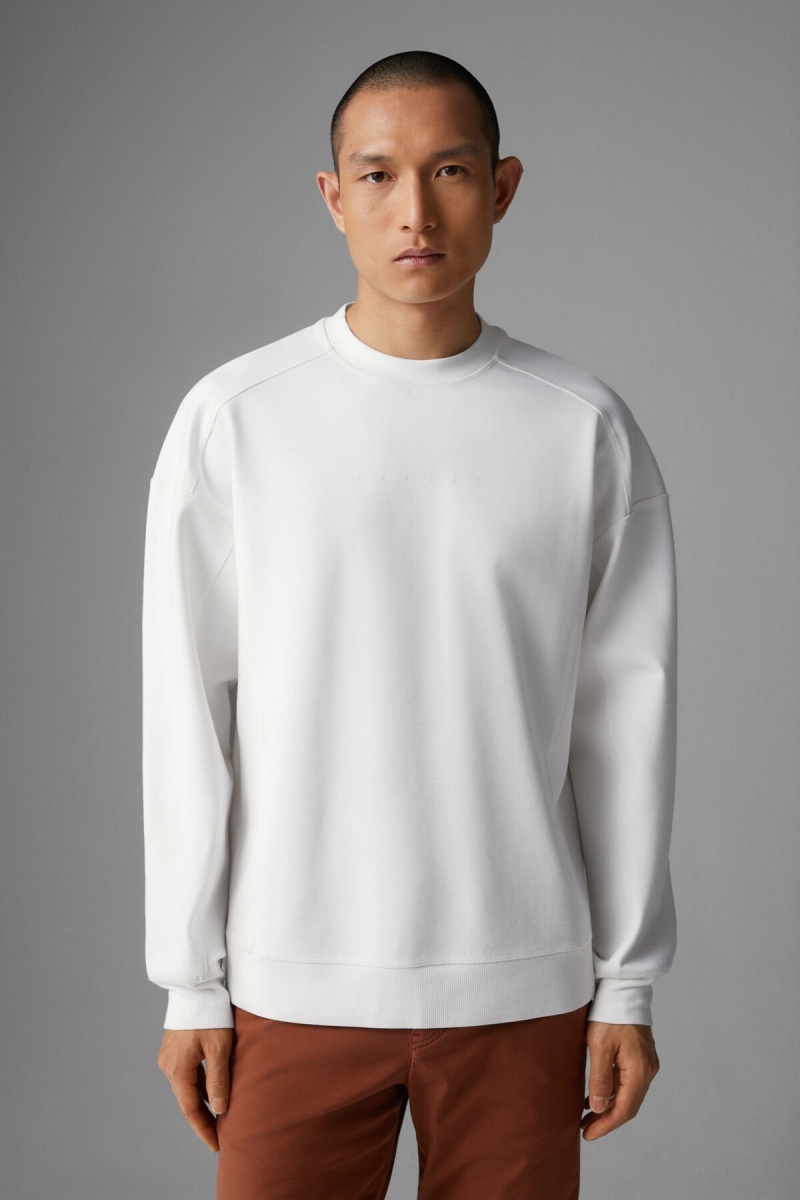 BOGNER Levino Sweatshirt Off-white | HQXZS-9712