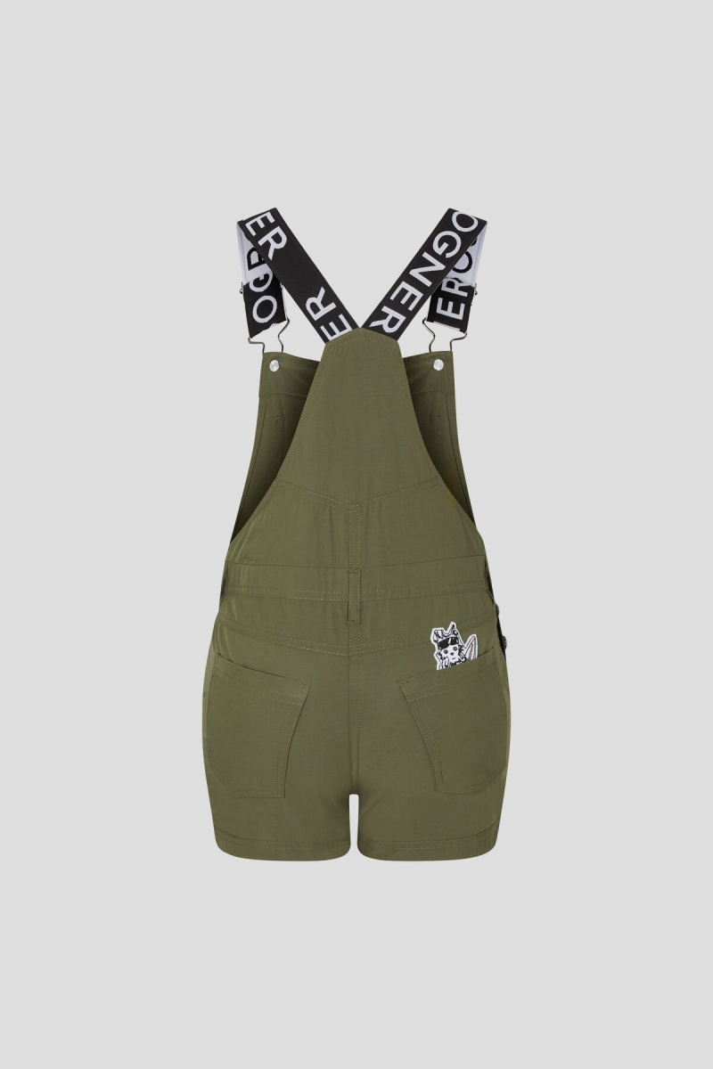BOGNER Liah Kids Ski Overalls Olivgrün Grün | FYDKO-7346