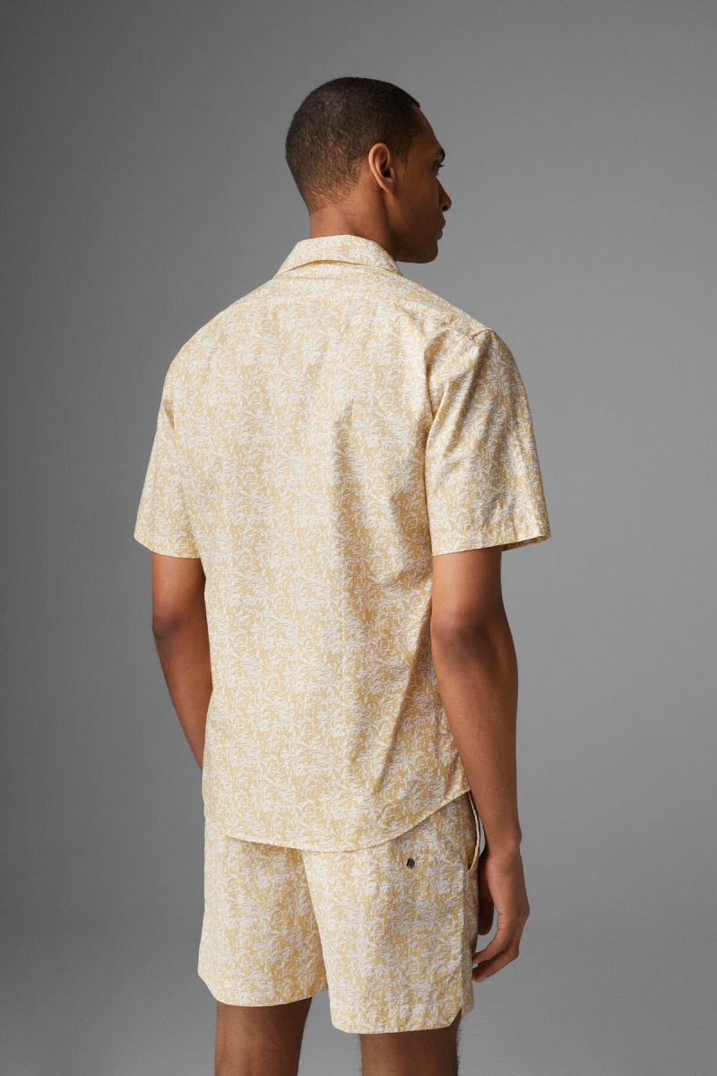 BOGNER Marvin Shirt Gelb | IUQED-4521