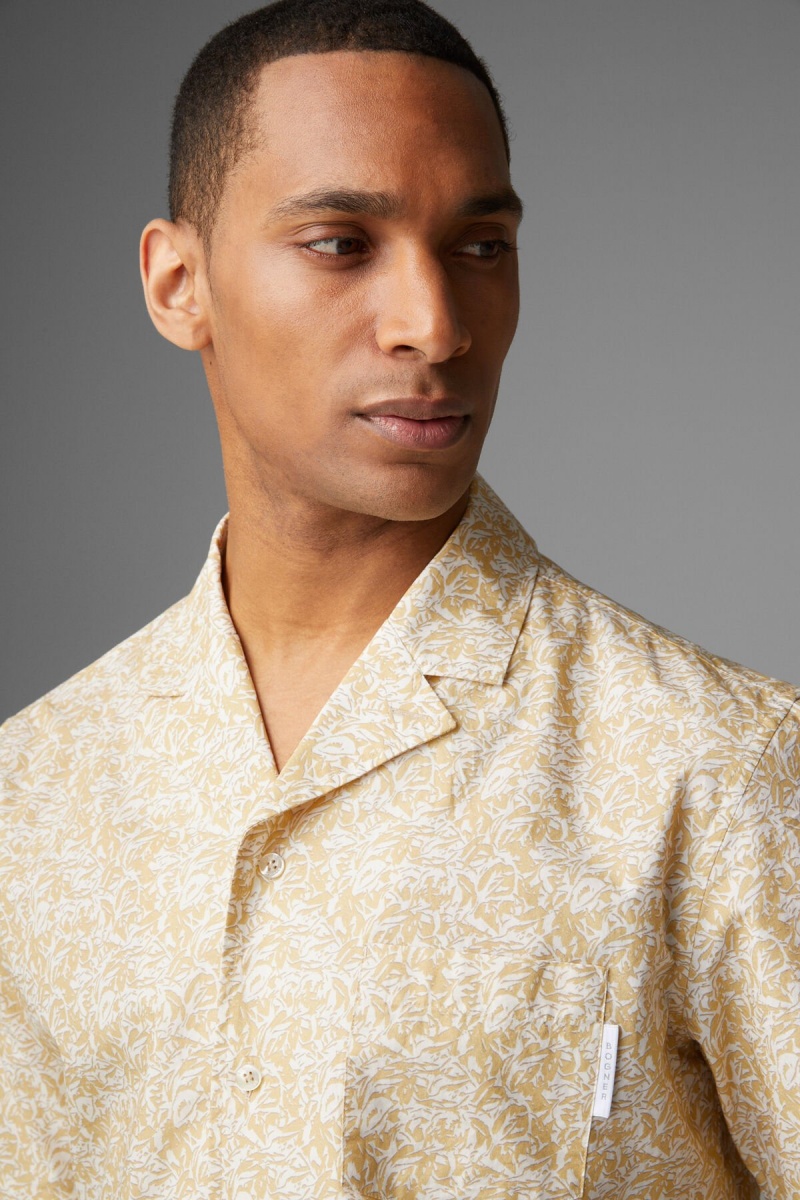 BOGNER Marvin Shirt Gelb | IUQED-4521