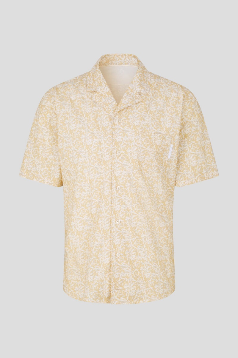 BOGNER Marvin Shirt Gelb | IUQED-4521