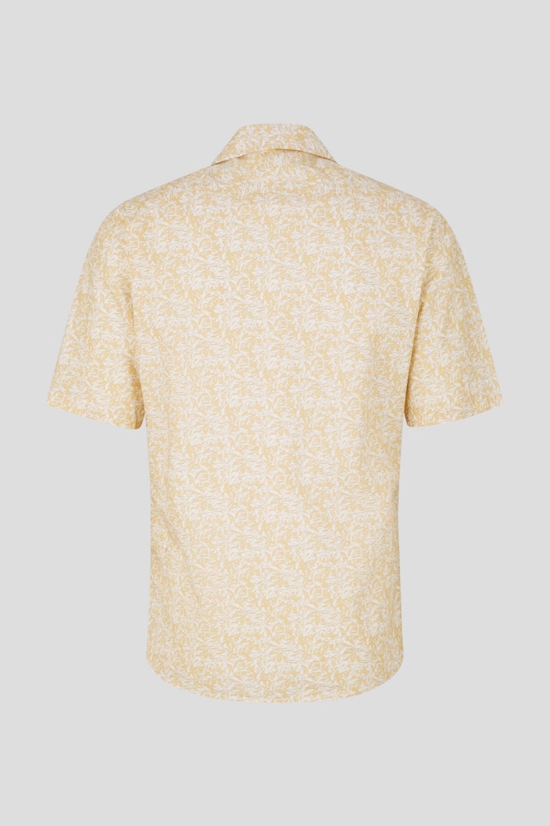 BOGNER Marvin Shirt Gelb | IUQED-4521