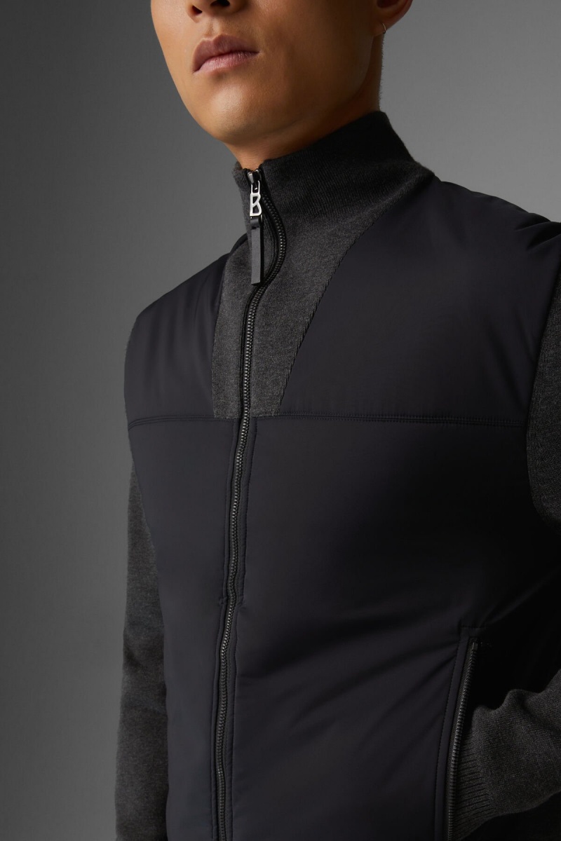 BOGNER Miguel Hybrid Jacket Anthracite melange | CNYTD-2130