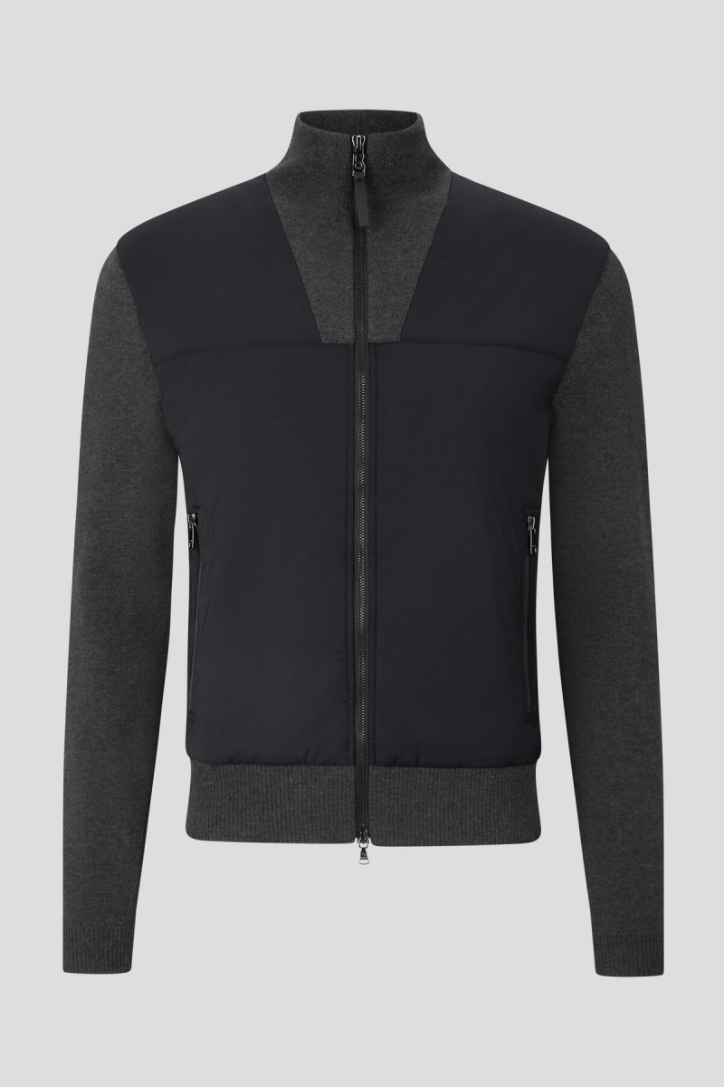 BOGNER Miguel Hybrid Jacket Anthracite melange | CNYTD-2130