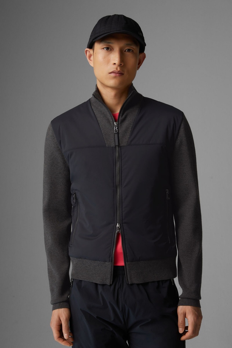 BOGNER Miguel Hybrid Jacket Anthracite melange | CNYTD-2130