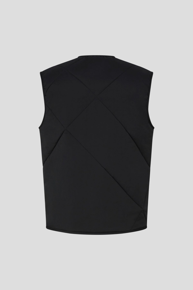 BOGNER Morgan Gesteppt Waistcoat Schwarz | LEAXK-0832