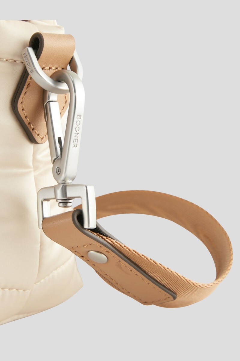 BOGNER Morzine Sole Shoulder Bag Weiß | KJNSX-8594
