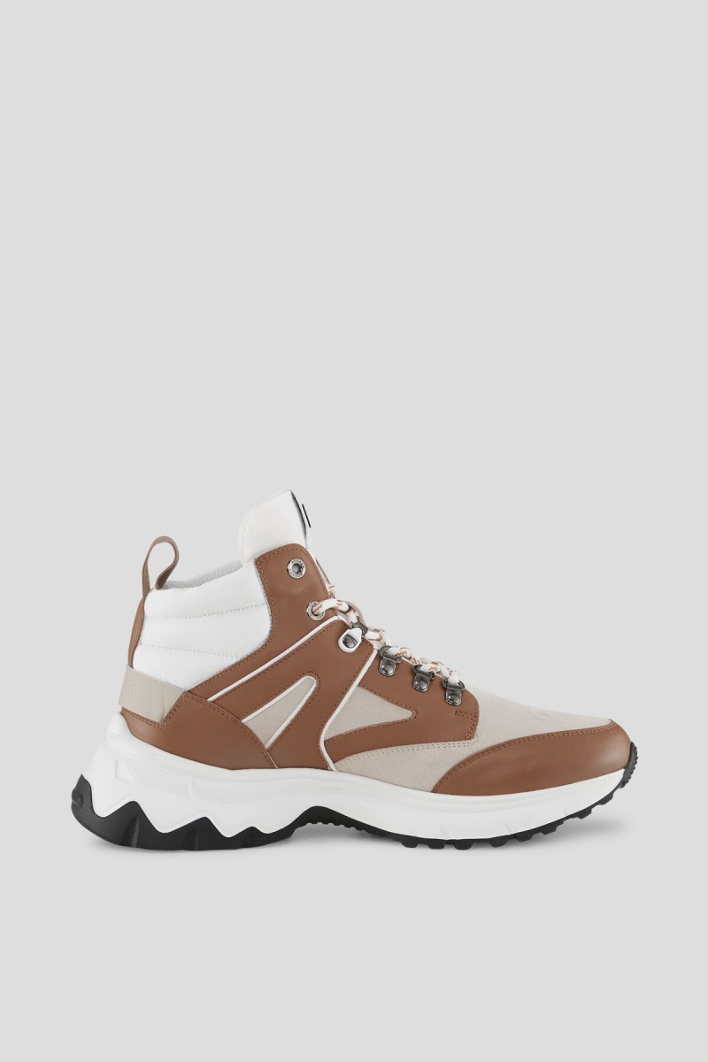 BOGNER Nash High-top Sneakers Beige | SBFYR-3251